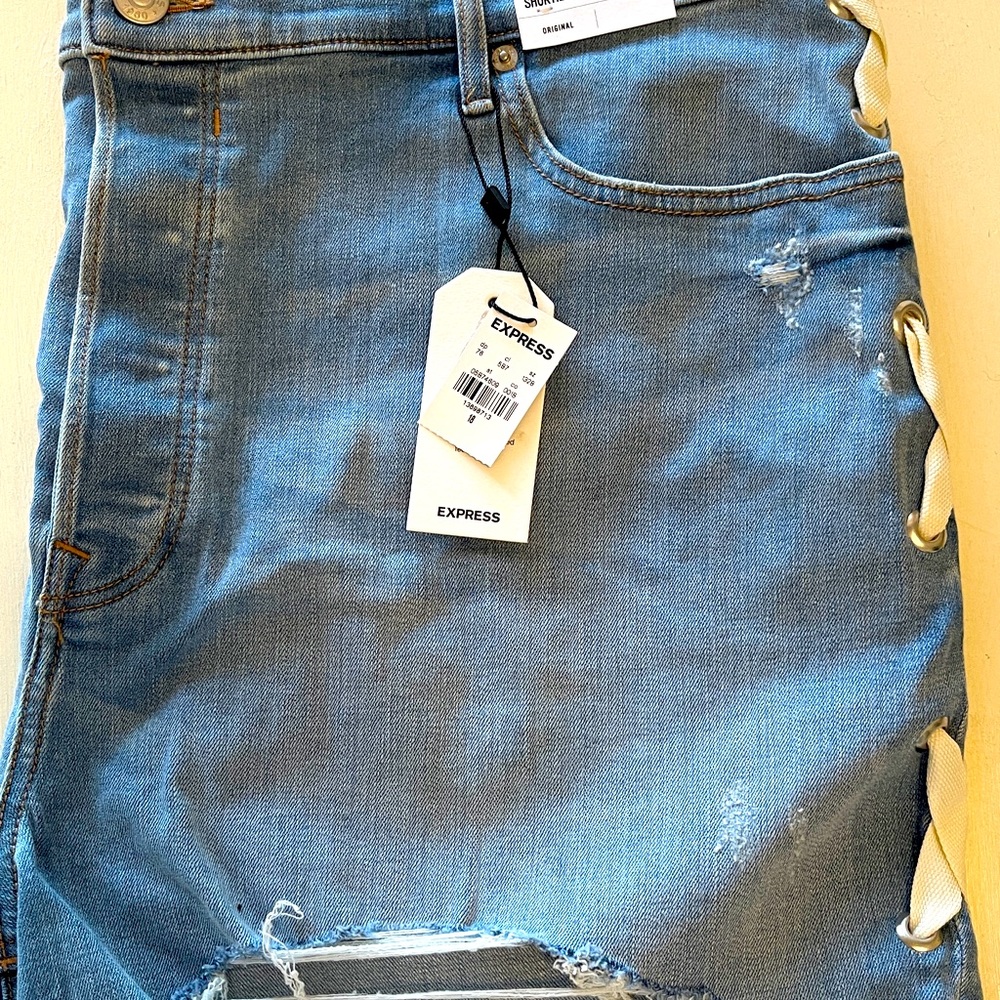 Express vintage high rise shortie